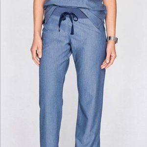 Figs Kade Scrub Pants Heather Denim